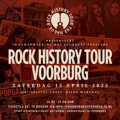 Bestel 'Kaarten voor de Rock History Tour - Voorburg' hier!